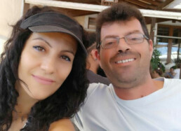 Portrait of Ranja & Jim your Sea Sound Villa holiday host